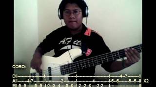 Bajo Tu Control Rojo bass cover [upl. by Nottage]