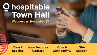 Hospitable Town Hall November 27 [upl. by Analram]