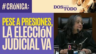 Crónica ¬ Pese a presiones la Corte desestima impugnación a Reforma Judicial [upl. by Aihsital]