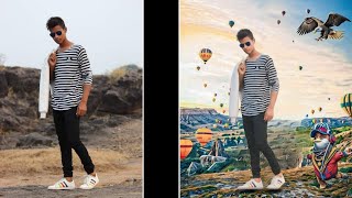 PicsArt photo editing background change  PicsArt CB photo editing kaise kare  PicsArt editing [upl. by Niattirb]