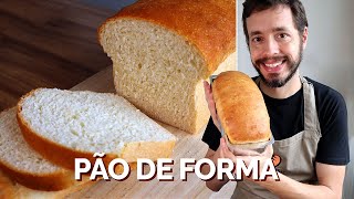 PÃO DE FORMA CASEIRO  Receita do Amo Pão Caseiro [upl. by Latsirk320]