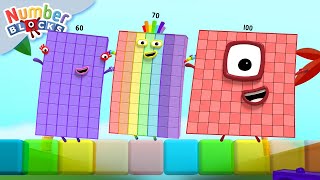 Numberblocks and Pattern Palace RETURN 🌟  Fun Math Cartoons for Kids  Learn to Count [upl. by Merrile]