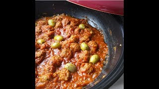 Marokkaanse gehaktballetjes in tomatensaus  kefta [upl. by Nolyaw210]