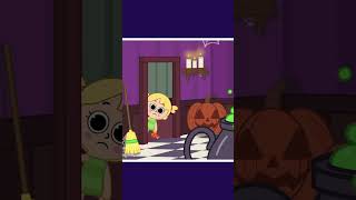 Funny Looney Witch In The Haunted House shorts halloween kidscamp [upl. by Anujra863]