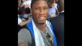 Les premiers pas de Drogba sur Le sol canadien [upl. by Zucker]