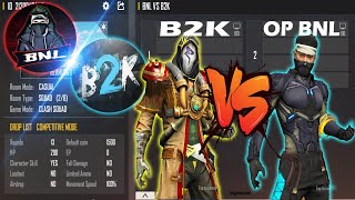 BNL VS B2K BORN2KILL  ONE TAP GOD VS AWM KING  BEST ROOM EVER  تحدي بنل ضد بورن تو كيل [upl. by Standley]