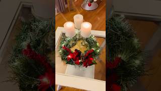 Easy Christmas table centerpieces Ideas dollartreediy christmasdecor christmas fyp diy [upl. by Stronski]