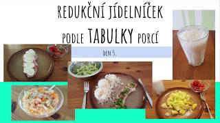 Redukční jídelníček 5 den cca 6500 kJ 1550kcal [upl. by Nura637]