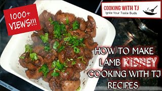 Lamb Kidney Fry  Easy Recipe [upl. by Selby]