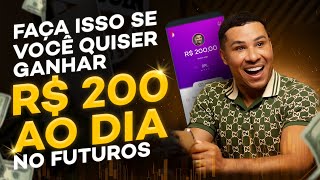 MERCADO FUTURO BINANCE  R 200 REAIS EM 15 MINUTOS [upl. by Leima]