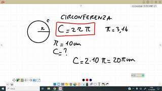 Calcolo della circonferenza [upl. by Winser105]