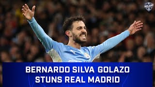 Bernardo Silva HITS a Wonder Strike Golazo  Real Madrid vs Manchester City  CBS Sports Golazo [upl. by Almund24]