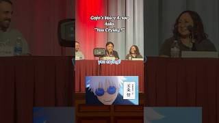 Gojo’s Voice Actor Says “You Crying” Shorts [upl. by Nosnor712]