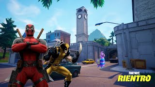 DEADPOOL E WOLVERINE PROVANO LA MODALITÀ RIENTRO Fortnite Roleplay ITA [upl. by Eycats]