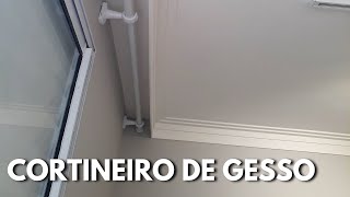 CORTINEIRO DE GESSO COMO FUNCIONA MEDIDAS [upl. by Glenn]