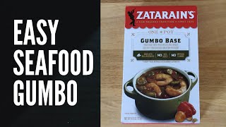 Easy Seafood Gumbo  Zatarains Gumbo Base [upl. by Lombardo622]