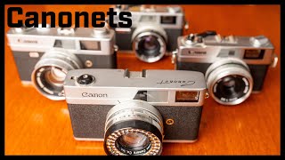 The Canonets  Canon’s Vintage Rangefinder Cameras  Ql17Giii  QL17  Canonet 28  Canon History [upl. by Linskey]