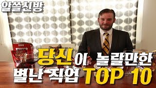 당신이 놀랄만한 생각보다 고연봉의 전 세계 이색직업 TOP 10 [upl. by Aiksa241]