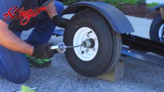 How to Properly Grease a Trailer TireHub [upl. by Anayad784]