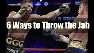 Beginner Boxing Tutorial 6 Ways to Throw the Jab [upl. by Mirisola]