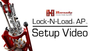 Hornady®  How to setup the LockNLoad® AP™ Reloading Press without Powder Through™ Expander [upl. by Lucienne]