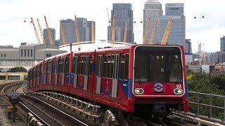 Docklands Light Railway in London 2015 [upl. by Phelgon]