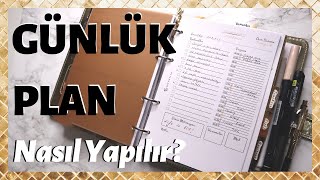 GÜNLÜK Planımı Nasıl Yapıyorum  Ajanda Kullanımı [upl. by Manwell181]