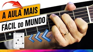 Aula de Violão Iniciante SUA PRIMEIRA AULA Como Tocar Violão Do Zero AULA FÁCIL Três Músicas [upl. by Ecinreb]