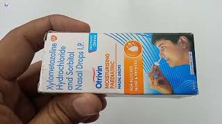 Otrivin Moisturising Paediatric Nasal Drops  xylometazoline Hydrochloride and Sorbitol Nasal drops [upl. by Julide]