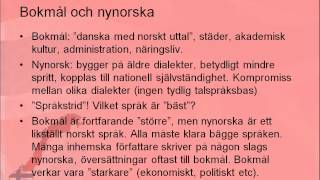 Bokmål och nynorsk abrupt slut [upl. by Aznofla673]