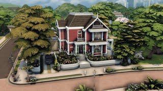 HALLIWELL MANOR  HOME TOUR  The Sims 4 NoCC [upl. by Einaffit]