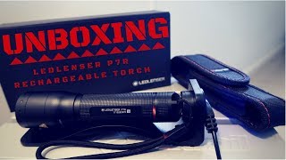 UNBOXING Ledlenser P7R  Rechargeable Tactical Torch [upl. by Aihcrop]