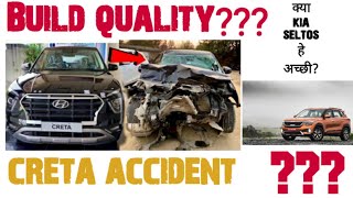 Creta vs Seltos Build Quality  kisme hai kitna dum  Global Ncap Crash Test Seltos vs Creta 2020 [upl. by Worthy]