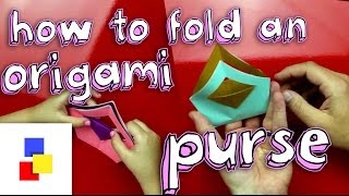 How To Fold An Origami Purse [upl. by Justicz]