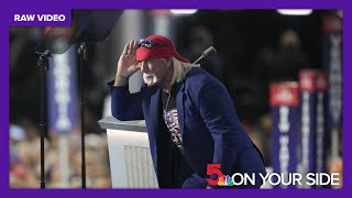 Full speech Hulk Hogan former pro wrestler and actor addresses RNC [upl. by Harraf]