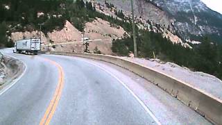 Canadas Trans Continental Highway Scenic segment east of Golden BC [upl. by Eitteb]