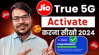 Jio 5g activate kaise kare  how to activate jio 5g free unlimited data  jio 5g chalu kaise kare [upl. by Aleen]