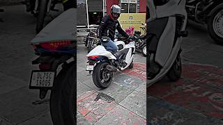 Hayabusa exhaust sound 😱🔈 rohitonbiker shorts rider viralvideo bikelover [upl. by Camroc]