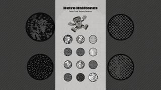 Retro Halftone Brushes art retro brushes [upl. by Badger]