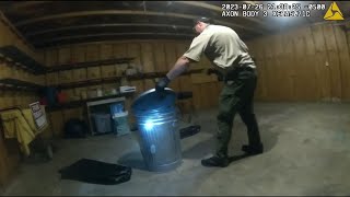 Police body camera 10yearold Rock Island boy found dead in trash can mom interrogated [upl. by Isnyl536]