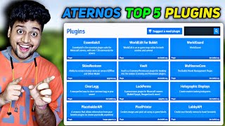 Top 5 Best Aternos Plugins For Your Minecraft Server  Best Plugins For a Minecraft SMP [upl. by Atiluap]