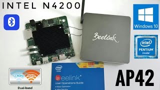 Beelink AP42 Mini PC REVIEW  Apollo Lake N4200 4GB RAM Win 10 [upl. by Ave23]