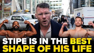 BISPING reacts quotStipe is in the BEST SHAPE of his LIFEquot UFC 309 Early Weigh In [upl. by Tterag]