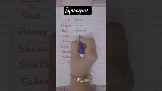 Synonyms youtubeshorts synonyms ytshorts education [upl. by Deraj]