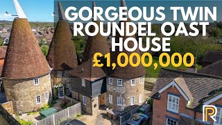 INSIDE a £1 million 4 Bedroom Oast House in Bearsted Kent  House Tour [upl. by Ynaffital928]