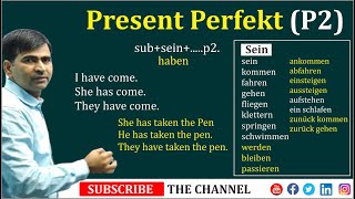 Present Perfekt P2  German Grammar A2  Learn German [upl. by Nicolette]