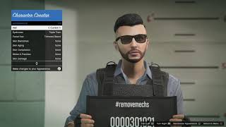 Grand Theft Auto V Online How To Make A Good Looking Male [upl. by Anaer]