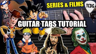 Aprende 10 Grandes Canciones de Series y Películas Famosas en Guitarra Acústica Tutorial amp Tablatura [upl. by Reerg]