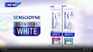 Connected TV Ads  Sensodyne 15s Toothpaste Clinical White Commercial February 2024 [upl. by Acnaiv]