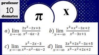 LÍMITES de funciones indeterminados 01 menos infinito [upl. by Aubrey555]